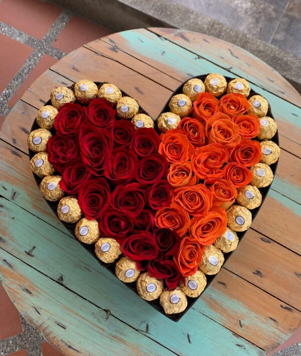 Corazón con rosas #2